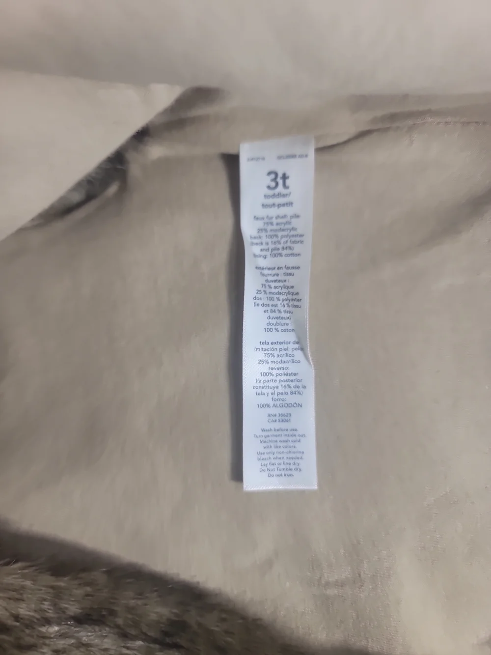 Carters soft faux